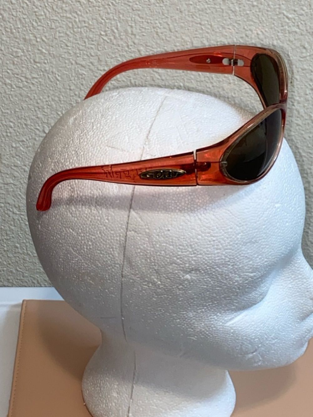 Goat Kingoin Women's Amber Translucent Sunglass Frames with Dark Lenses Unisex - Picture 4 of 16